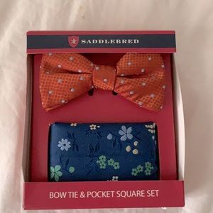 Saddlebred Bow Tie & Pocket Square Set
